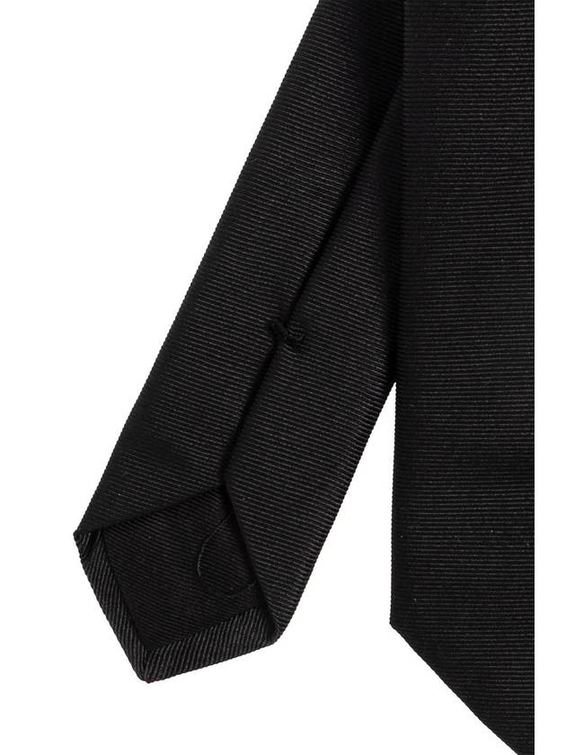 90s Logo Silk Tie Black - VERSACE - BALAAN 3