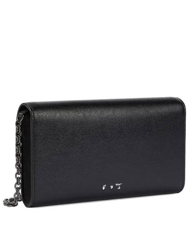 Diag binder clip strap long wallet black - OFF WHITE - BALAAN 4