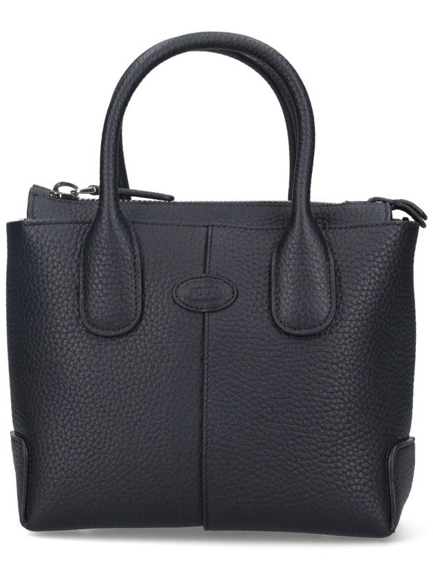 Di Leather Tote Bag Black - TOD'S - BALAAN 2