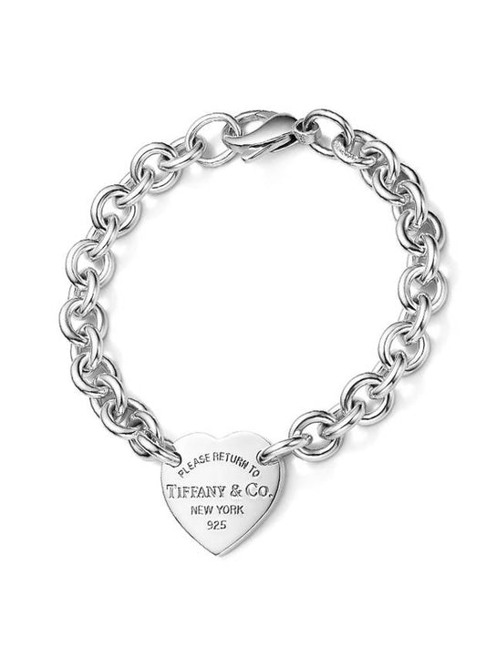 Return To Tiffany Heart Tag Bracelet Silver - TIFFANY & CO. - BALAAN 1