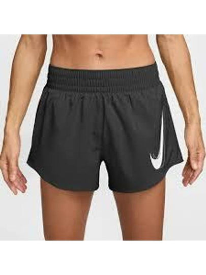 One Dri Fit Mid-Rise Brief Lined Running Shorts Black - NIKE - BALAAN 2