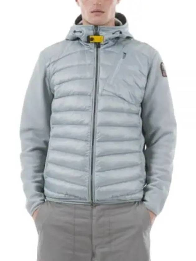 Men s Nolan Padded Hooded Zip Up Gray - PARAJUMPERS - BALAAN 2