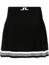 Women's Frida Striped Knit Skirt Black - J.LINDEBERG - BALAAN 1