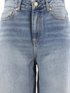 Denim Straight Pants J1641565 BLUE - GANNI - BALAAN 4