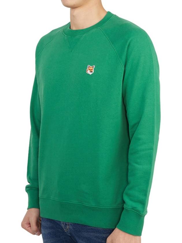 Fox Head Patch Classic Cotton Sweatshirt Deep Green - MAISON KITSUNE - BALAAN 8