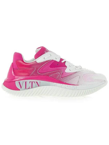 Wade Runner Low-Top Sneakers White Pink - VALENTINO - BALAAN 1