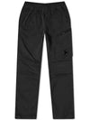 Lens Wappen Stretch Band Straight Pants Grey - CP COMPANY - BALAAN 2