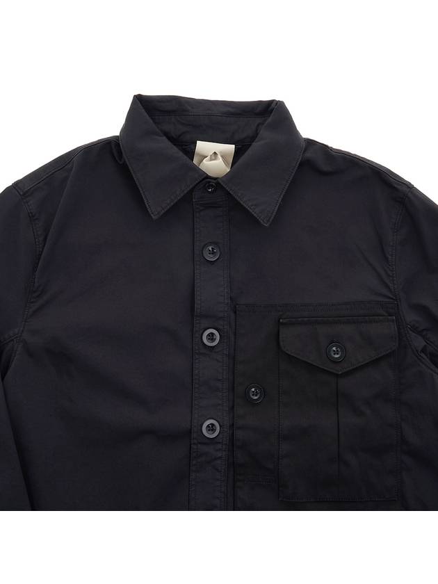 Mid Layer Long Sleeve Shirt Black - TEN C - BALAAN.