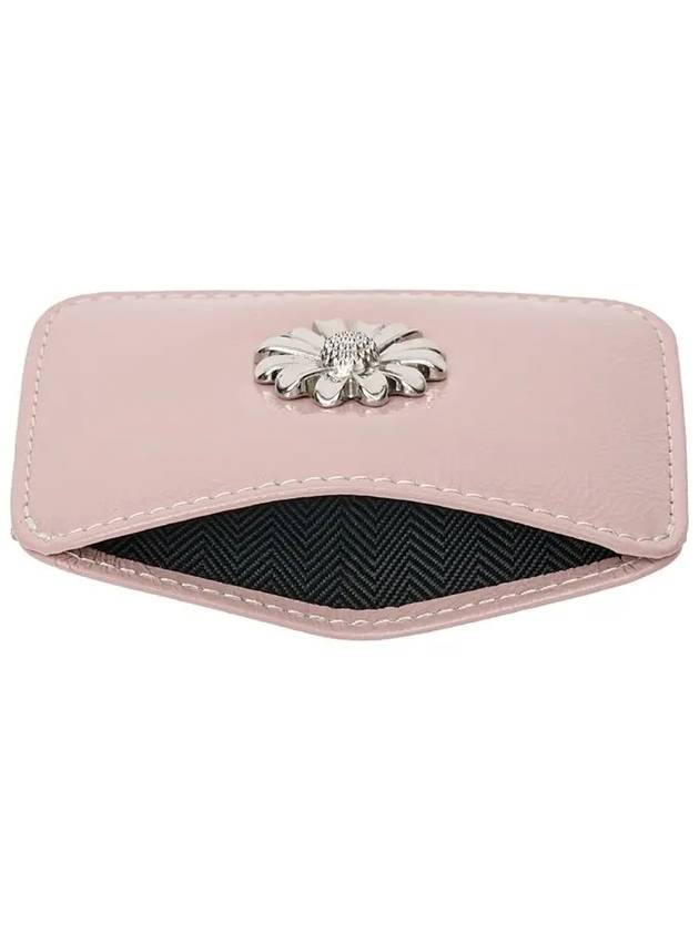 Daisy Slim Mini Transportation Card Wallet Baby Pink - LE MASQUE - BALAAN 6