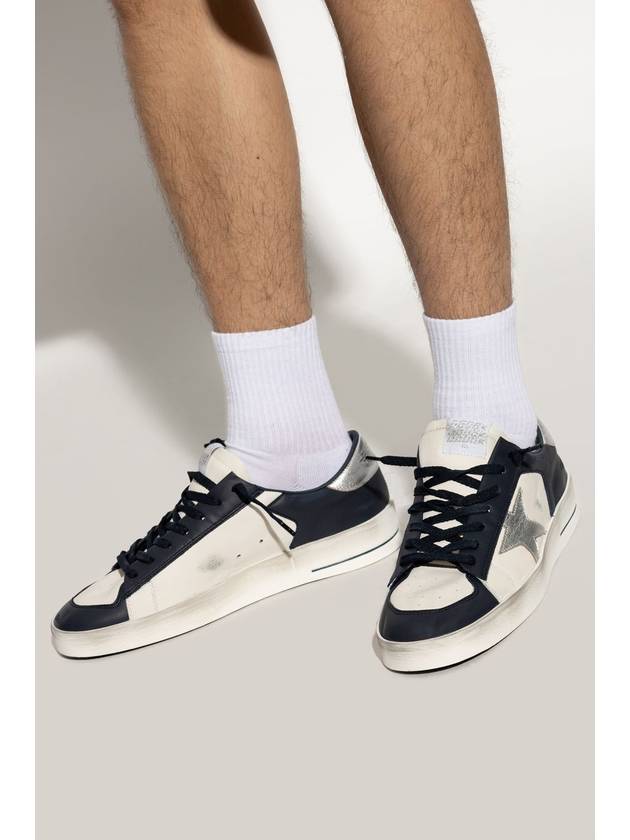 Golden Goose Sneakers Stardan Con Collarino E Passalacci, Men's, Navy Blue - GOLDEN GOOSE - BALAAN 2