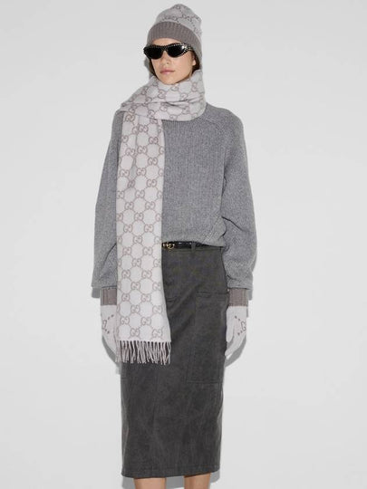 Gucci Scarfs Grey - GUCCI - BALAAN 2