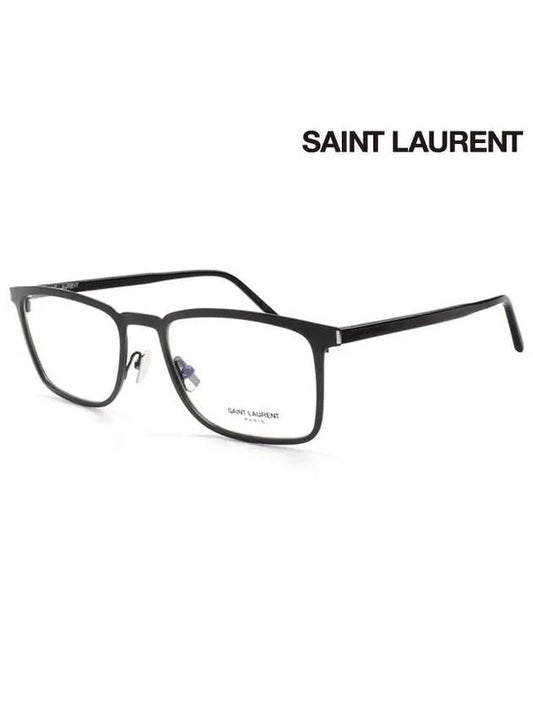 Eyewear Metal Square Glasses Black - SAINT LAURENT - BALAAN 2