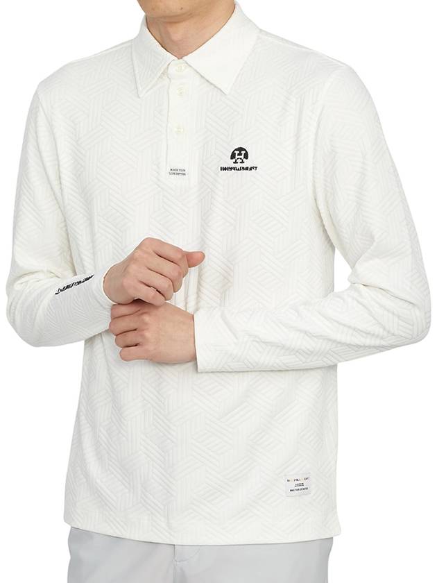 Men's Logo Long Sleeve PK Shirt Offwhite - HORN GARMENT - BALAAN 6