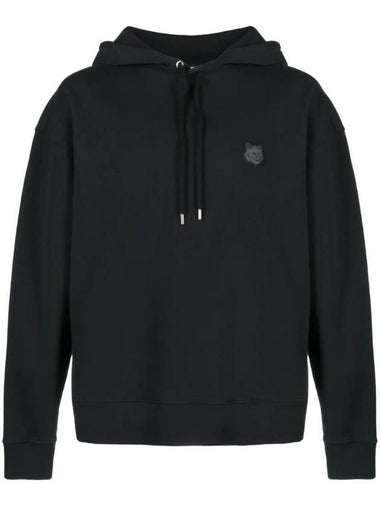 Bold Fox Head Patch Oversize Hoodie Black - MAISON KITSUNE - BALAAN 1