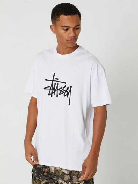 AU Australia Solid Graffiti C T Shirt ST031000 White MENS XL - STUSSY - BALAAN 2