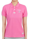 Women’s Icon Short Sleeve PK Shirt Pink - HORN GARMENT - BALAAN 2