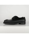 Brushed Leather Derby Black - PRADA - BALAAN 4