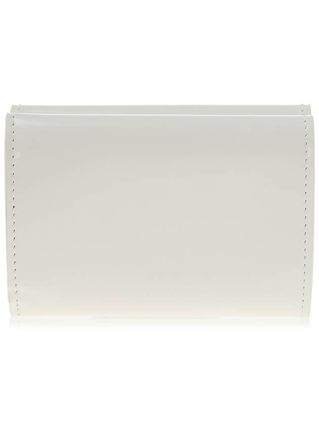 Tri-Fold Baby Leather Half Wallet Natural - JIL SANDER - BALAAN 4