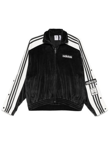 Adibreak Velour Track Jacket Black - ADIDAS - BALAAN 1