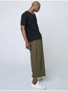 Tech Wide Pants Khaki - ATHPLATFORM - BALAAN 8