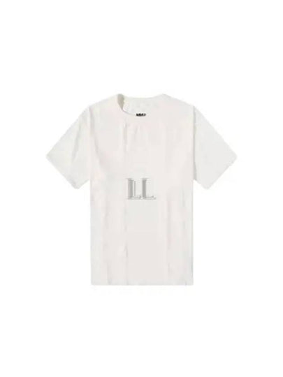 Oversized Cotton Short Sleeved T-shirt Off White - MAISON MARGIELA - BALAAN 2