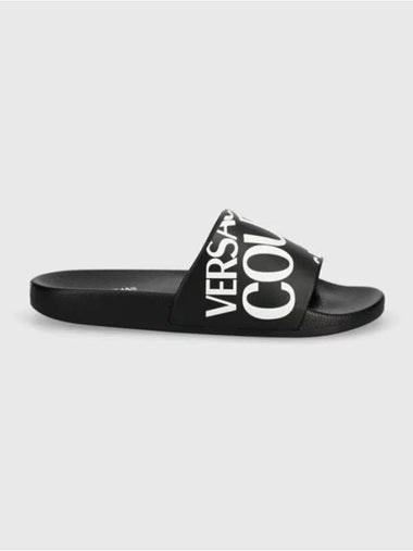 Mule Slippers 76VA3SQ1 71352 899 Black - VERSACE - BALAAN 1