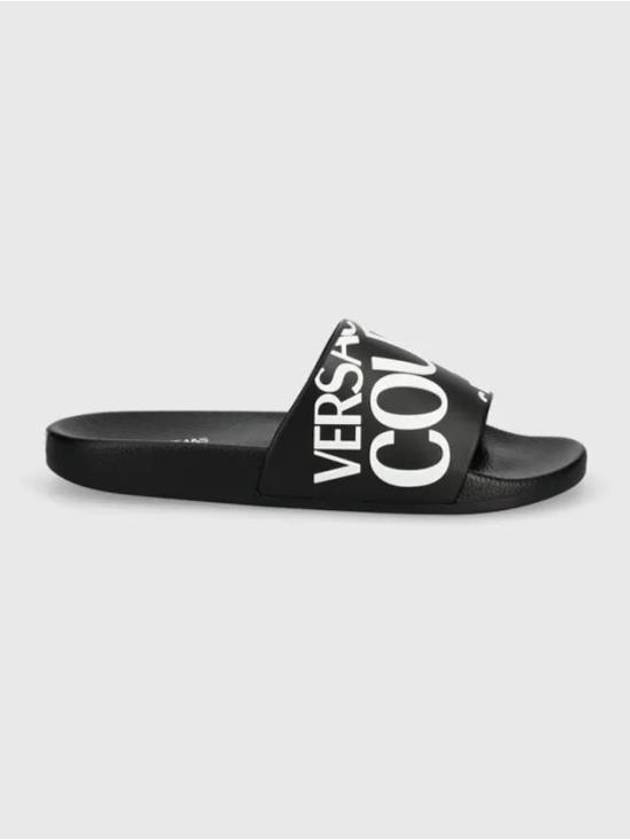 Mule Slippers 757036 Black - VERSACE - BALAAN 1