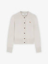 Baby Fox Patch Wool Cardigan Grey - MAISON KITSUNE - BALAAN 2