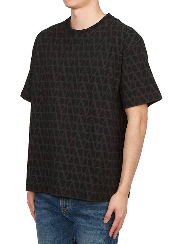 Toile Iconography Men's Short Sleeve TShirt MG14Y9KC MXM - VALENTINO - BALAAN 2