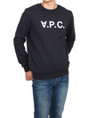 VPC Logo Crew Neck Sweatshirt Navy - A.P.C. - BALAAN 6