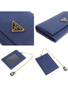 1MH132 Saffiano triangle logo long wallet - PRADA - BALAAN 8