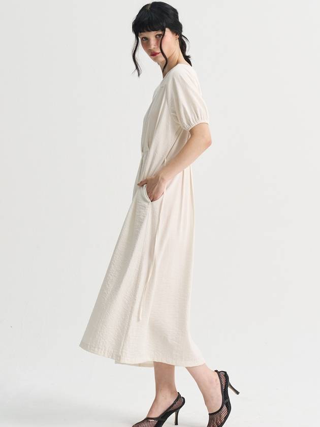 Sistine Pintuck Long Dress Ivory - SORRY TOO MUCH LOVE - BALAAN 4