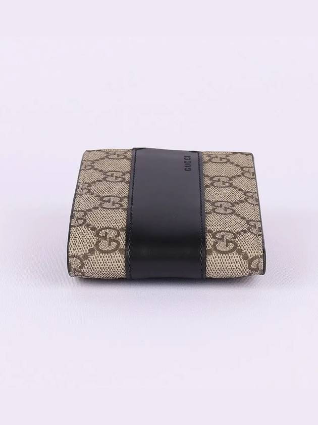 Eden GG Supreme Half Wallet Beige - GUCCI - BALAAN 6