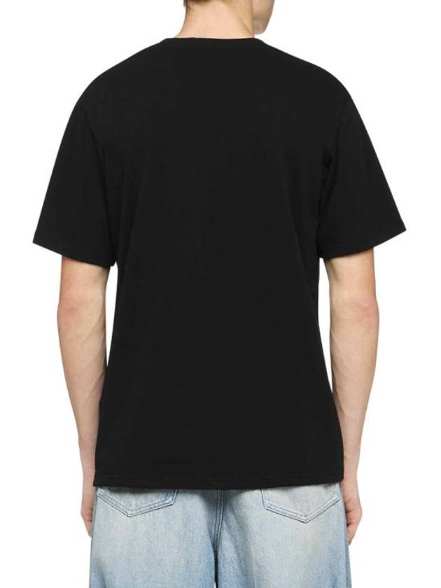 Anchor Embroidery Short Sleeve T-Shirt Black - JW ANDERSON - BALAAN 5