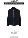 Gabardine Logo Pocket Zip Up Jacket Navy Blue - MONCLER - BALAAN 3