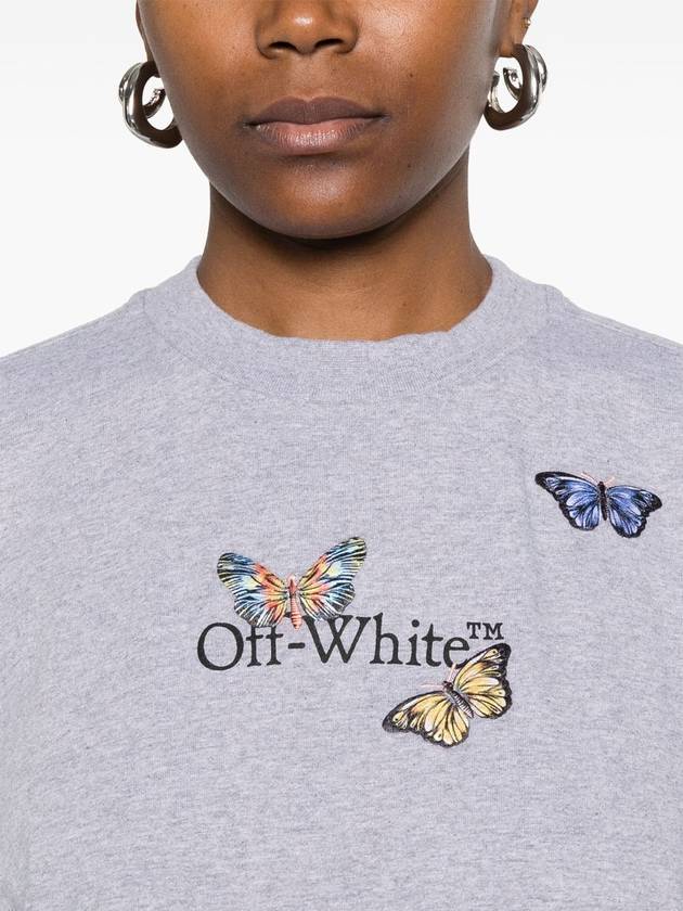 Bookish Butterfly T-shirt - OFF WHITE - BALAAN 5