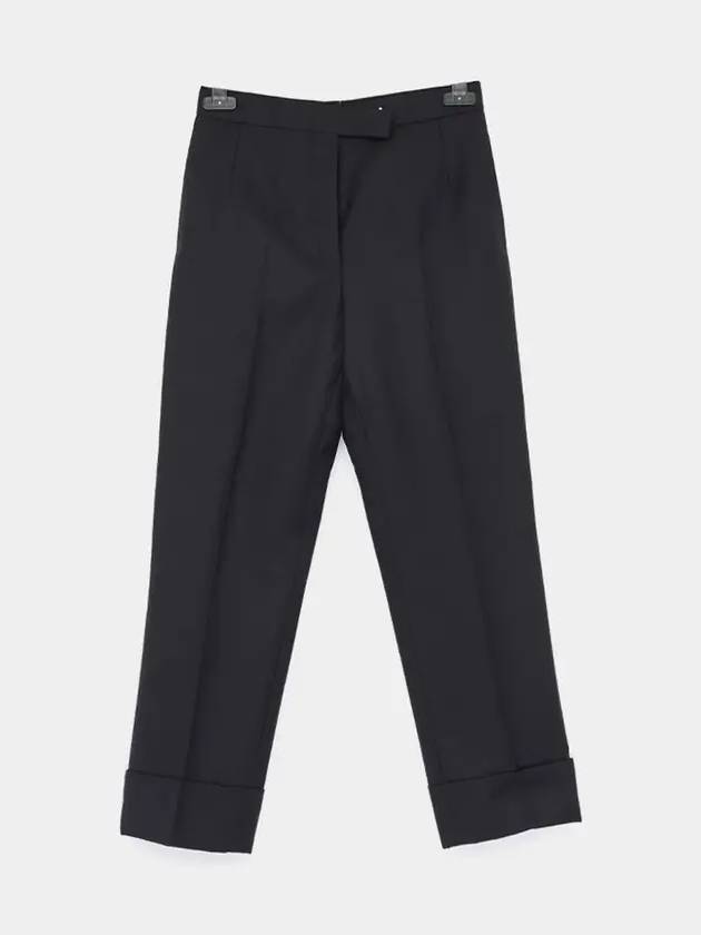 Classic Back Strap Straight Pants Navy - THOM BROWNE - BALAAN 4