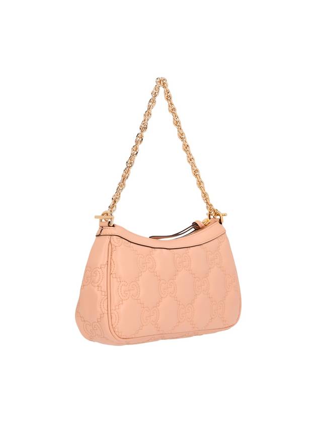 GG Matelasse Handbag Rose Beige Leather 735049UM8HG5943 - GUCCI - BALAAN 3