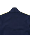 Quarter Zip Sweatshirt Navy - TORY BURCH - BALAAN 8