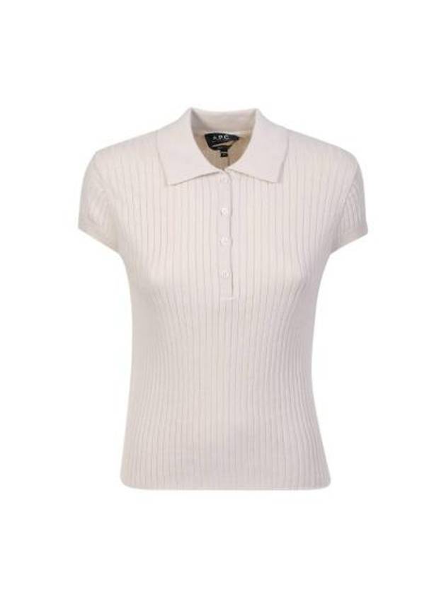 Jess Cotton Polo Shirt White - A.P.C. - BALAAN 2