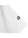 Logo Patch Jersey Cotton Short Sleeve T-Shirt Off White - MONCLER - BALAAN 4