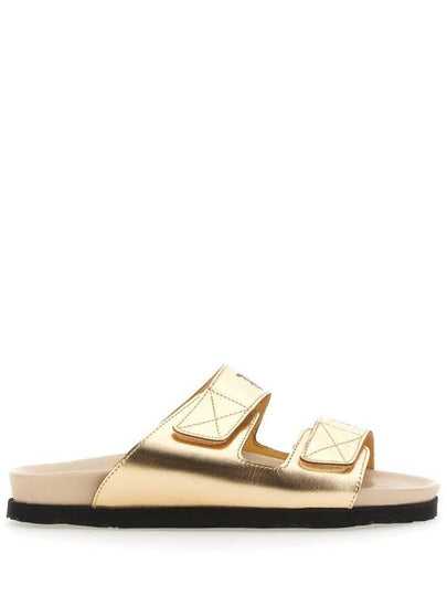 Sandals PWIH019 S23LEA0017661 GOLD - PALM ANGELS - BALAAN 2