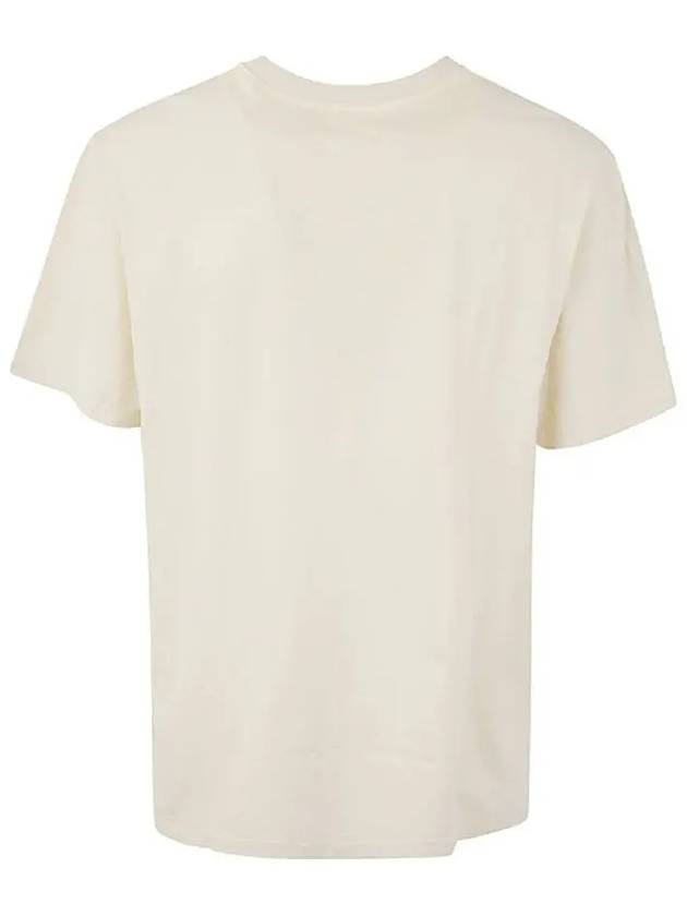 Hugo Logo Short Sleeve T-shirt Ecru - ISABEL MARANT - BALAAN 4