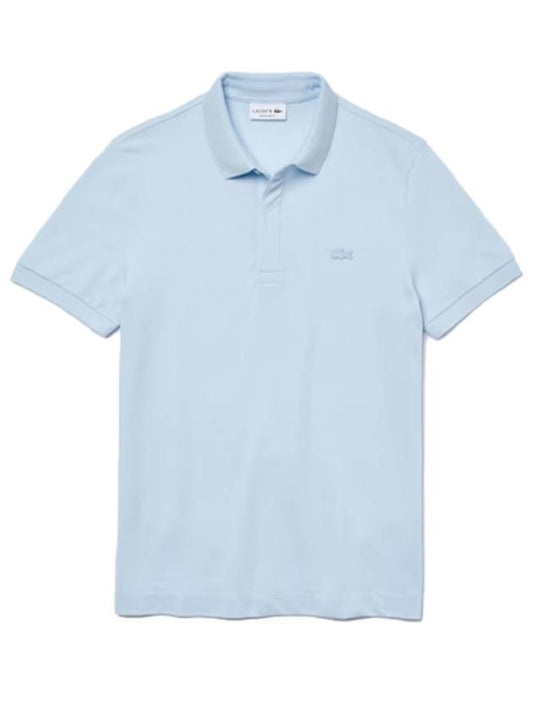 Paris Regular Fit Cotton PK Shirt Blue - LACOSTE - BALAAN.