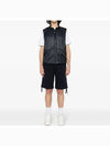 Diagonal Raised Fleece Zipped Pocket Shorts Black - CP COMPANY - BALAAN 5