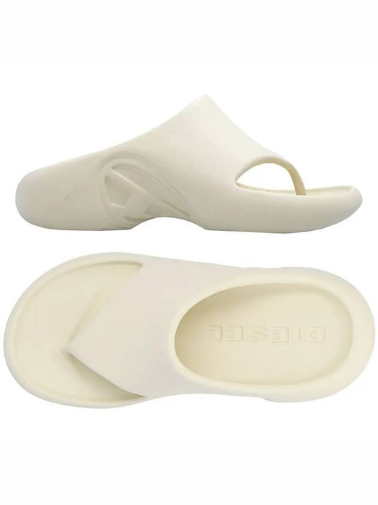 SA Maui X Rubber Flip Flops White - DIESEL - BALAAN 2