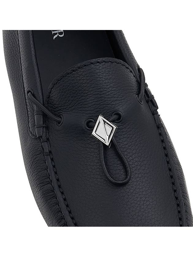 CD Diamond Grained Calfskin Loafers Black - DIOR - BALAAN 9