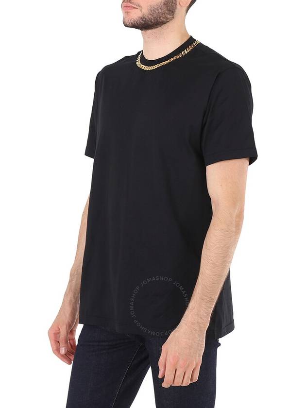 Burberry Men's Black Chain Detail T-shirt, Size XX-Small - BURBERRY - BALAAN 2