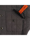 Welcome gate quilted jacket charcoal I5WJ03CH - IOEDLE - BALAAN 8