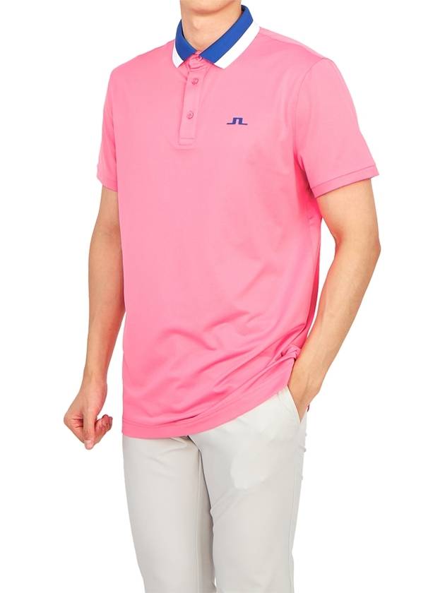 Golf Wear Benji Men s Collar Short Sleeve T Shirt GMJT08409 S098 - J.LINDEBERG - BALAAN 6